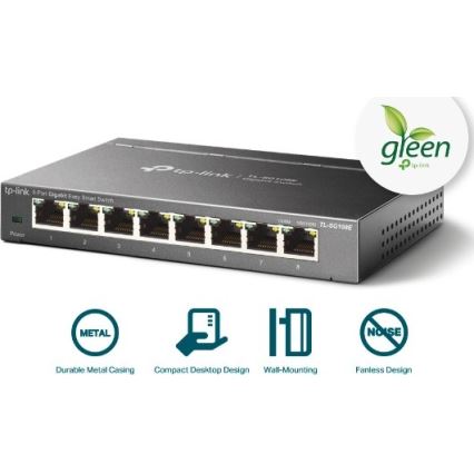 Gigabitový Easy Smart switch s 8 portami