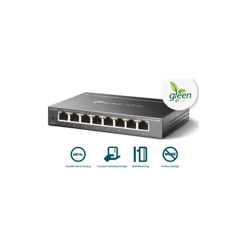 Gigabitový Easy Smart switch s 8 portami