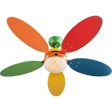 Globo - Stropný ventilátor 1xE14/60W/230V