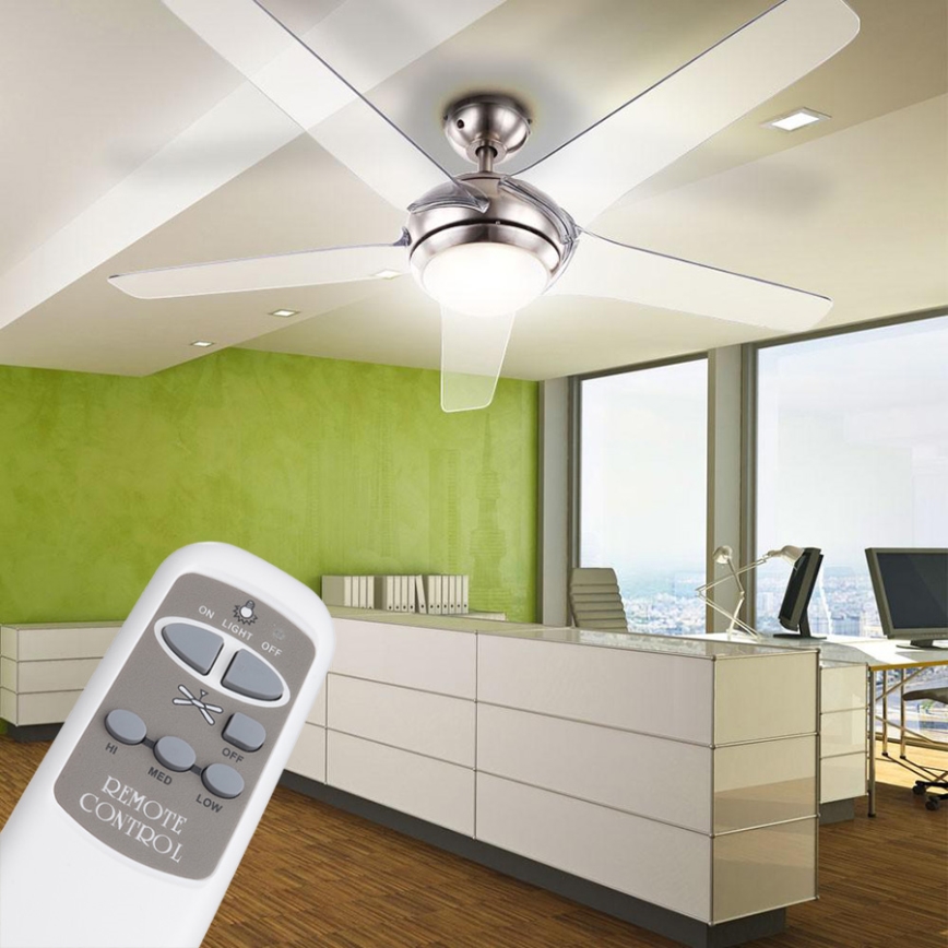 GLOBO 0344 - Stropný ventilátor FABIOLA 1xLED/20W/230V