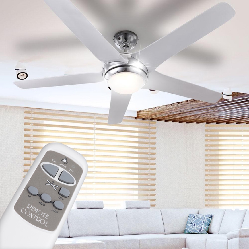 GLOBO 0345 - Stropný ventilátor FABIOLA 1xLED/20W/230V
