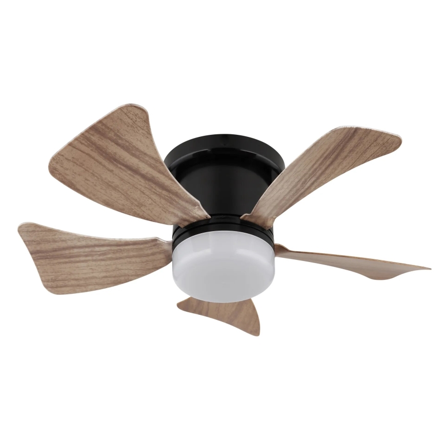 Globo - LED Stmievateľný stropný ventilátor LED/10W/230V 3000-6500K hnedá + diaľkové ovládanie