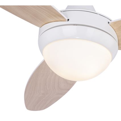 Globo - Stropný ventilátor 2xE14/40W/230V + diaľkové ovládanie