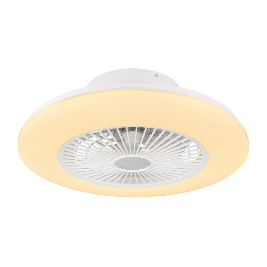 Globo - LED Stmievateľné stropné svietidlo s ventilátorom LED/30W/230V 3000-6500K + diaľkové ovládanie