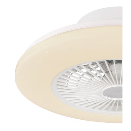 Globo - LED Stmievateľné stropné svietidlo s ventilátorom LED/30W/230V 3000-6500K + diaľkové ovládanie