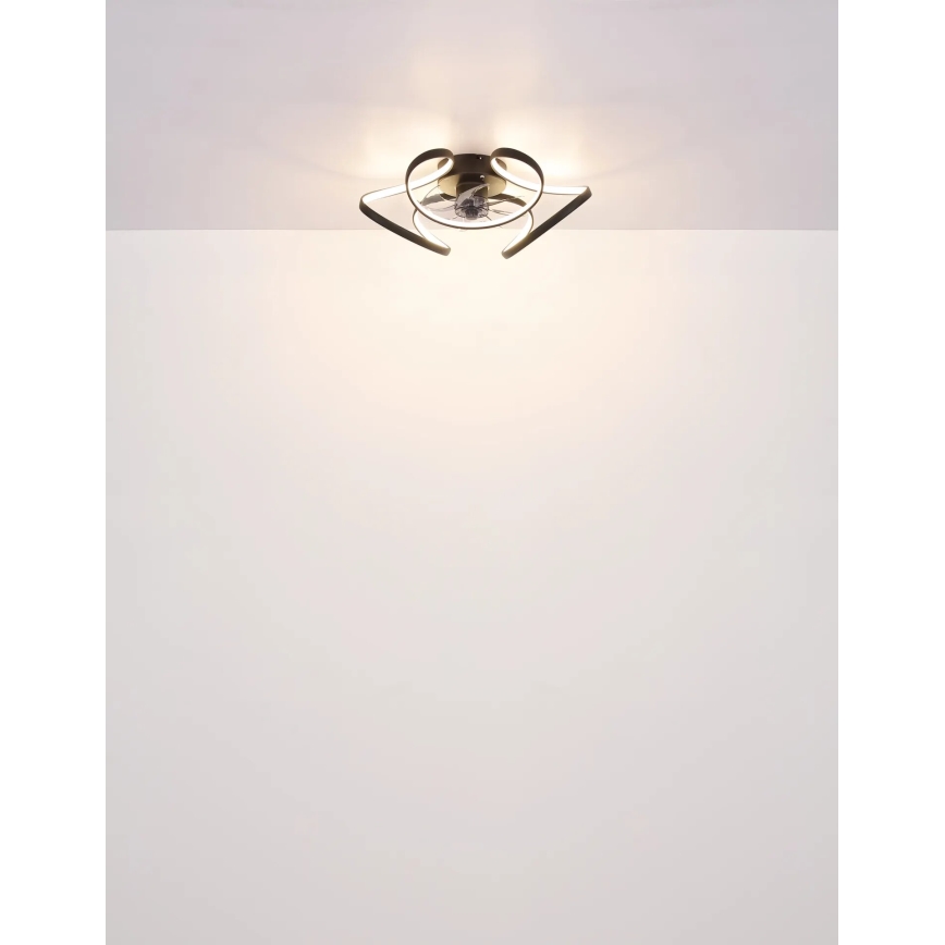 Globo - LED Stmievateľný stropný ventilátor LED/40W/230V 3000-6000K + diaľkové ovládanie