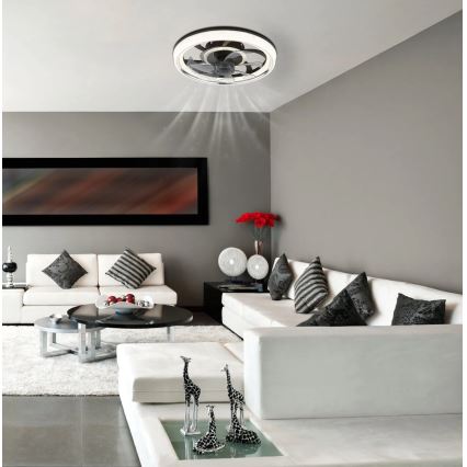 Globo - LED Stmievateľný stropný ventilátor LED/30W/230V 2700-6000K + diaľkové ovládanie