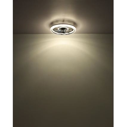 Globo - LED Stmievateľný stropný ventilátor LED/30W/230V 2700-6000K + diaľkové ovládanie
