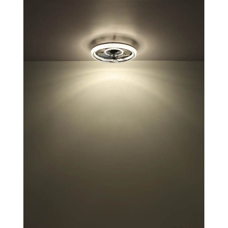 Globo - LED Stmievateľný stropný ventilátor LED/30W/230V 2700-6000K + diaľkové ovládanie