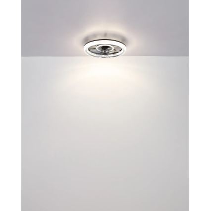 Globo - LED Stmievateľný stropný ventilátor LED/30W/230V 2700-6000K + diaľkové ovládanie