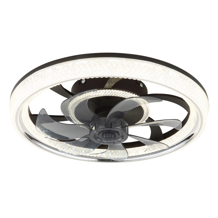 Globo - LED Stmievateľný stropný ventilátor LED/30W/230V 2700-6000K + diaľkové ovládanie