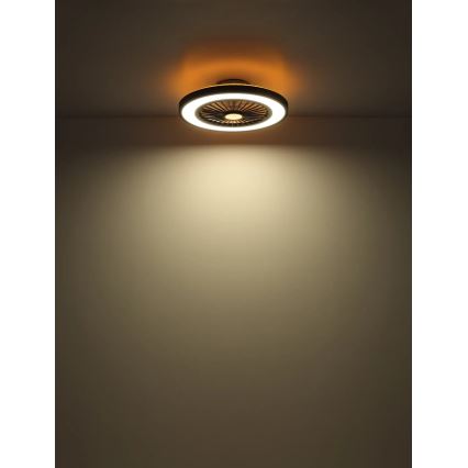 Globo - LED Stmievateľný stropný ventilátor LED/45W/230V 3000-6500K + diaľkové ovládanie