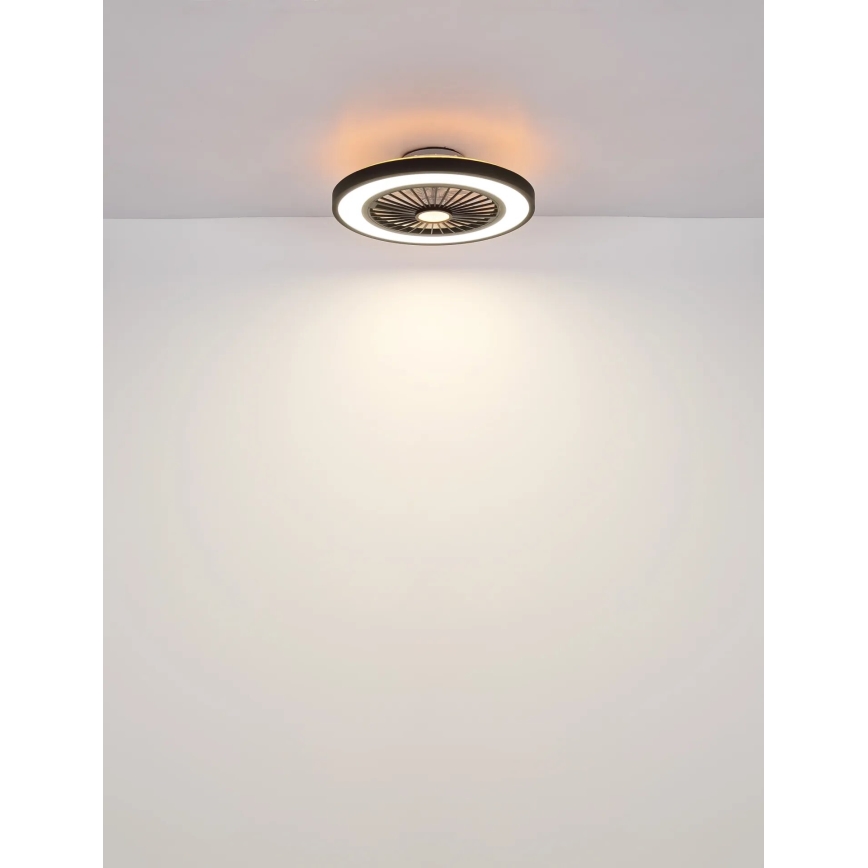 Globo - LED Stmievateľný stropný ventilátor LED/45W/230V 3000-6500K + diaľkové ovládanie