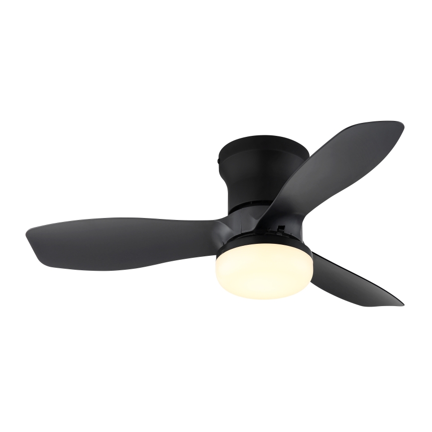 Globo - Stmievateľný stropný ventilátor LED/15W/230V 2700-6500K čierny + diaľkové ovládanie