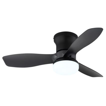 Globo - Stmievateľný stropný ventilátor LED/15W/230V 2700-6500K čierny + diaľkové ovládanie