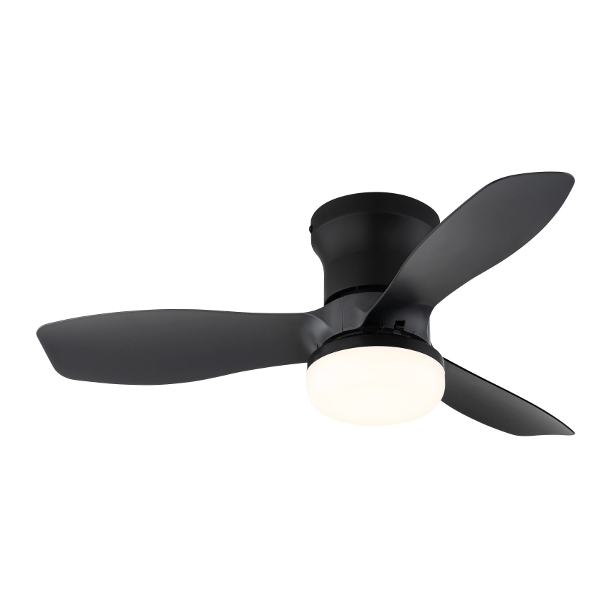 Globo - Stmievateľný stropný ventilátor LED/15W/230V 2700-6500K čierny + diaľkové ovládanie