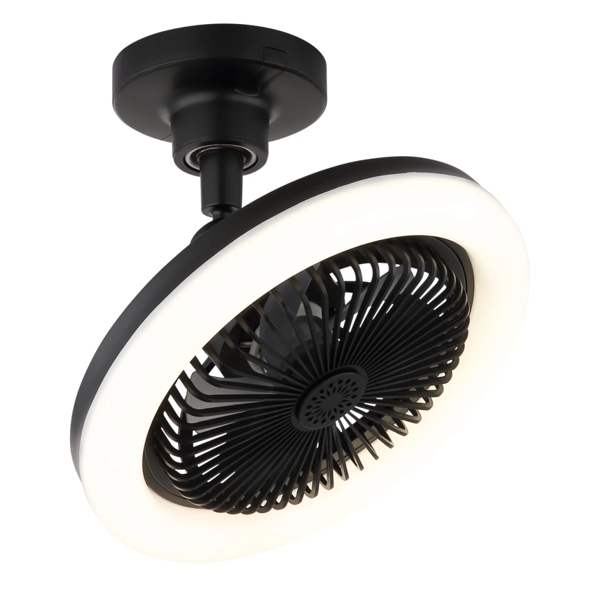Globo - stmievateľný LED stropný ventilátor LED/20W/230V 3000-6500K čierny + diaľkové ovládanie