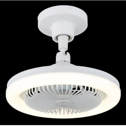 Globo - LED stmievateľný stropný ventilátor LED/20W/230V 3000-6500K biely + diaľkové ovládanie