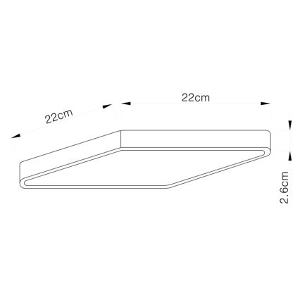 Globo - LED Stmievateľné stropné svietidlo LED/28W/230V