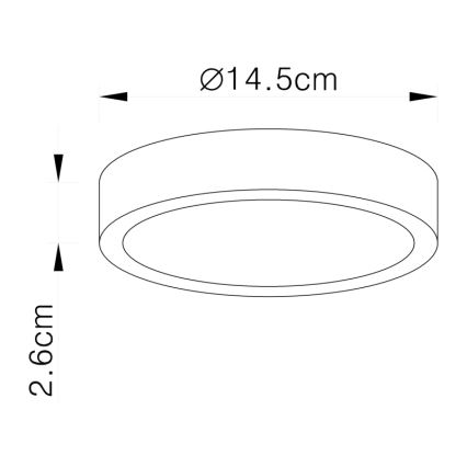 Globo - LED Stropné svietidlo LED/15W/230V