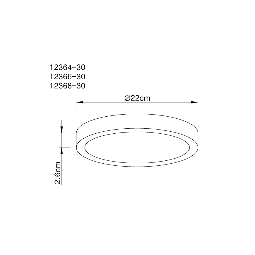 Globo - LED Stmievateľné stropné svietidlo LED/28W/230V