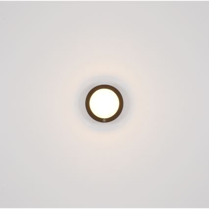 Globo - LED Nabíjacie dotykové nástenné svietidlo LED/1,2W/3,7V pr. 15 cm 1800 mAh čierna