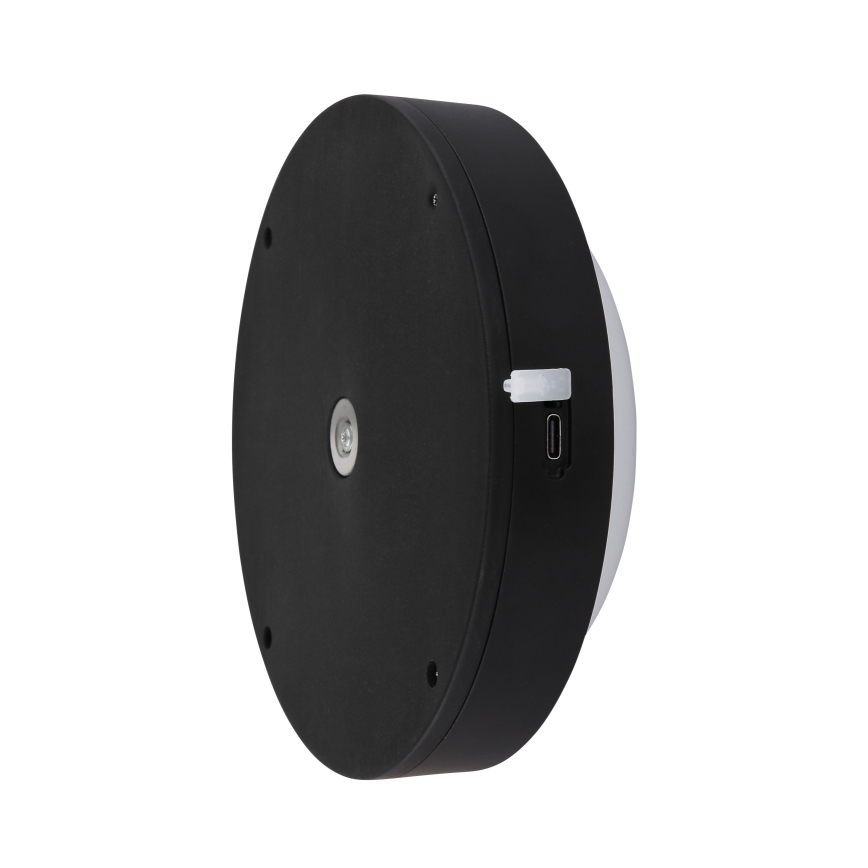 Globo - LED Nabíjacie dotykové nástenné svietidlo LED/1,2W/3,7V pr. 15 cm 1800 mAh čierna