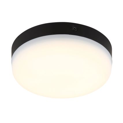Globo - LED Stropné svietidlo LED/8W/230V 4000K pr. 12 cm čierna