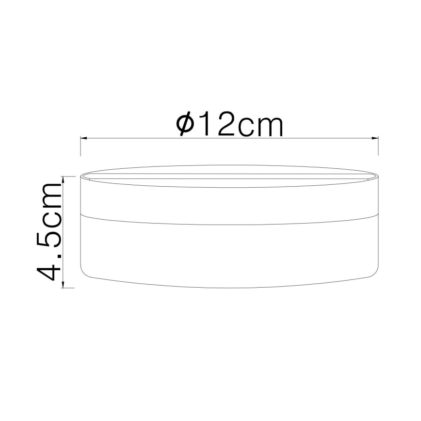 Globo - LED Stropné svietidlo LED/8W/230V 4000K pr. 12 cm biela