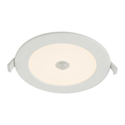 GLOBO 12391-12S - LED Kúpeľňové podhľadové svietidlo so senzorom UNELLA 1xLED/12W/230V