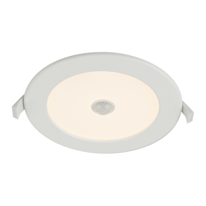 GLOBO 12391-12S - LED Kúpeľňové podhľadové svietidlo so senzorom UNELLA 1xLED/12W/230V