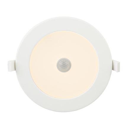 GLOBO 12391-12S - LED Kúpeľňové podhľadové svietidlo so senzorom UNELLA 1xLED/12W/230V