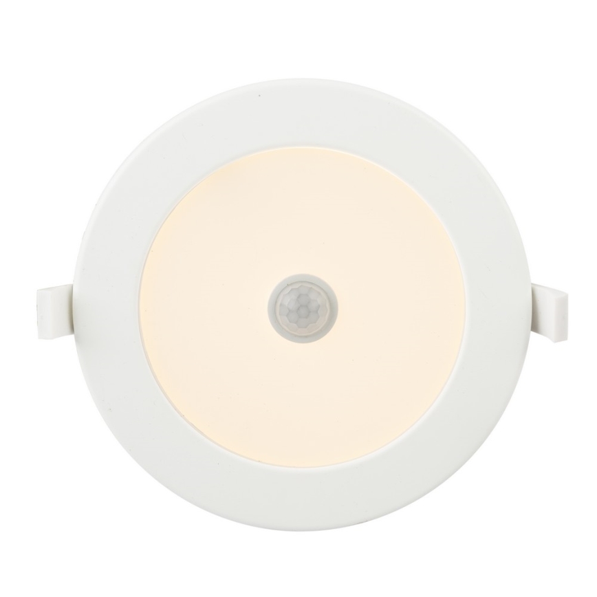 GLOBO 12391-12S - LED Kúpeľňové podhľadové svietidlo so senzorom UNELLA 1xLED/12W/230V