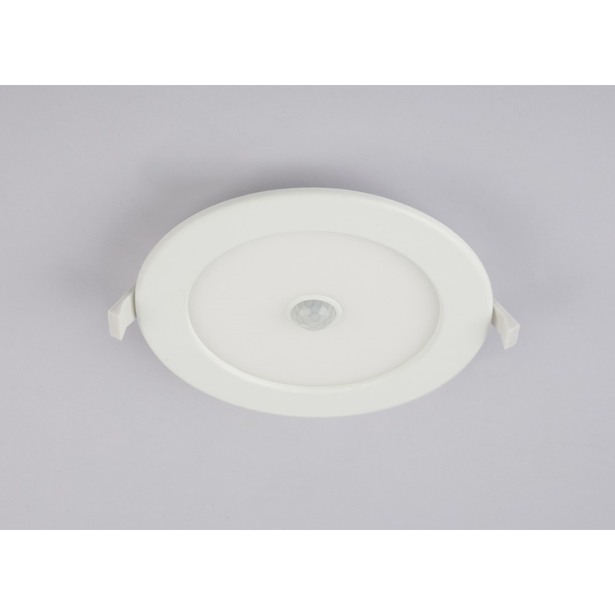 GLOBO 12391-12S - LED Kúpeľňové podhľadové svietidlo so senzorom UNELLA 1xLED/12W/230V