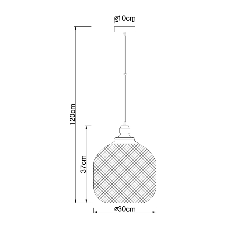 Globo 15047H5 - Luster na lanku ANYA 1xE27/60W/230V