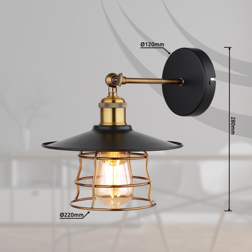 Globo - Nástenná lampa 1xE27/60W/230V