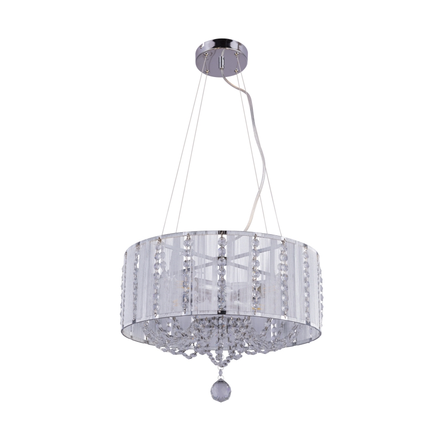Globo - Krištáľový luster na lanku 4xE14/40W/230V