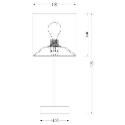 Globo - Stojanová lampa 1xE27/60W/230V