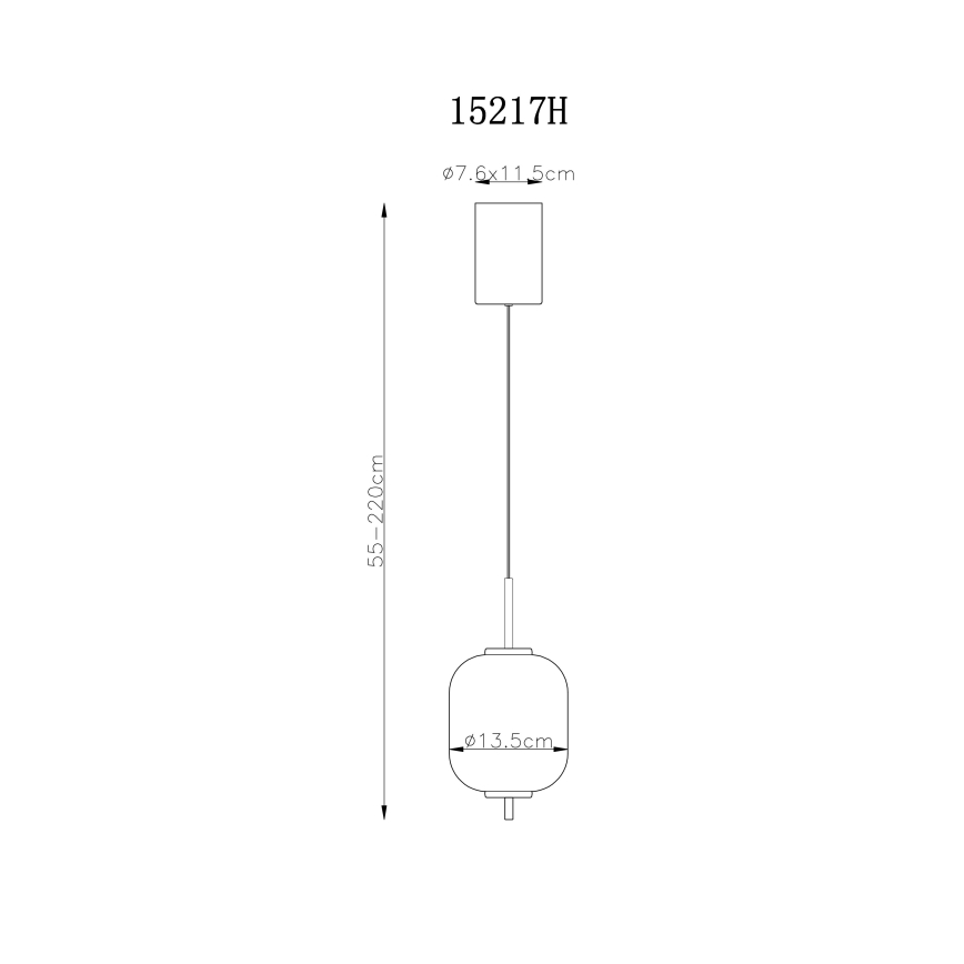Globo - LED Luster na lanku LED/7W/230V