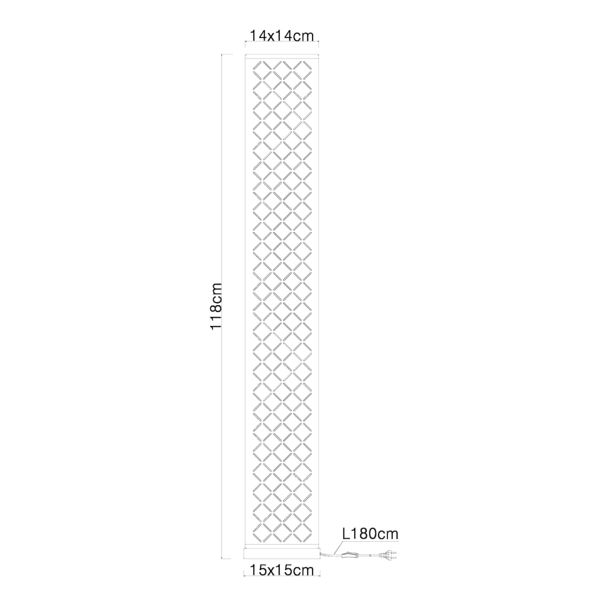 Globo - Stojacia lampa s reproduktorom 2xE27/40W/230V