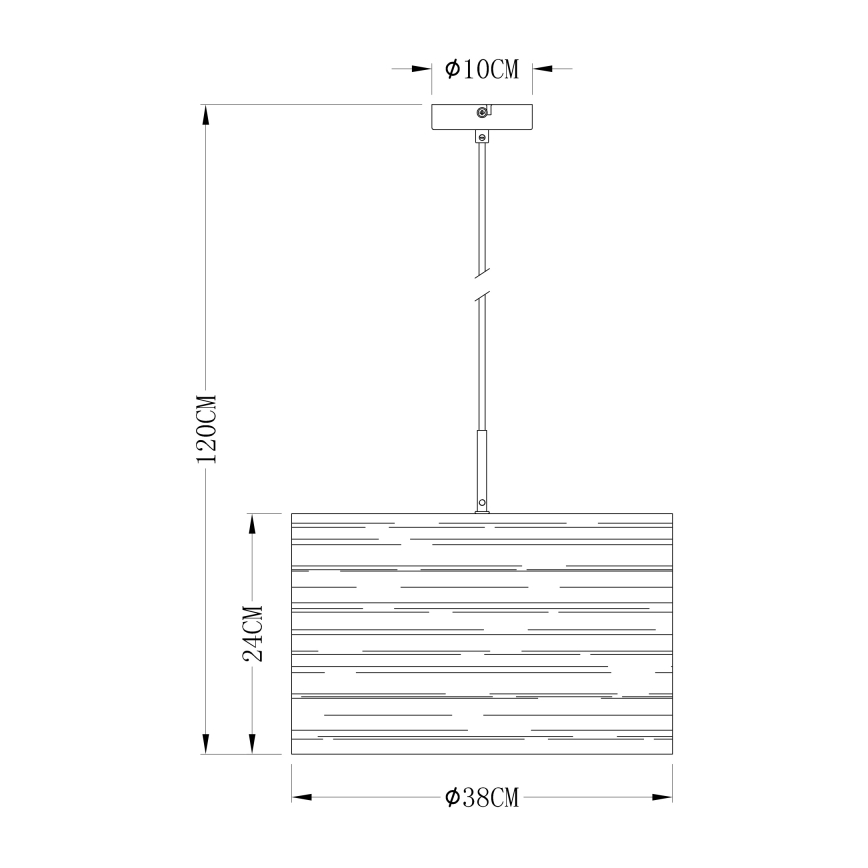 Globo 15341 - Luster na lanku BARCA 1xE27/40W/230V