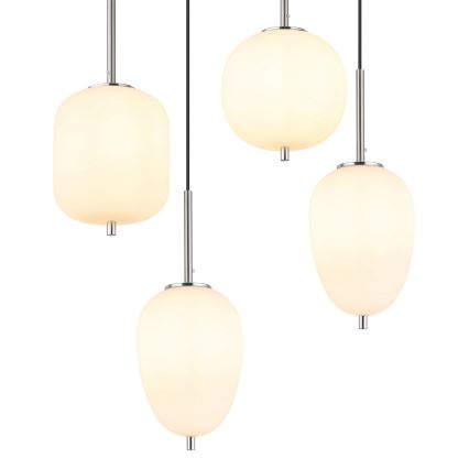 Globo - Luster na lanku 6xE14/40W/230V lesklý chróm