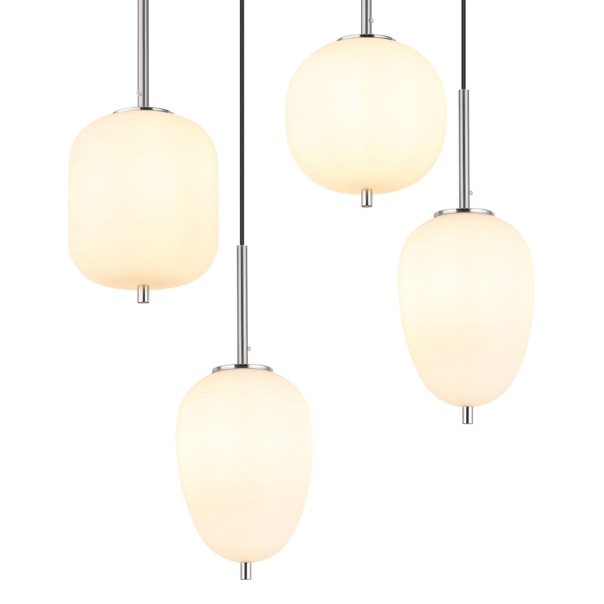 Globo - Luster na lanku 6xE14/40W/230V lesklý chróm