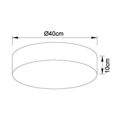 Globo - LED Stmievateľné stropné svietidlo LED/24W/230V 3000-6000K + diaľkové ovládanie