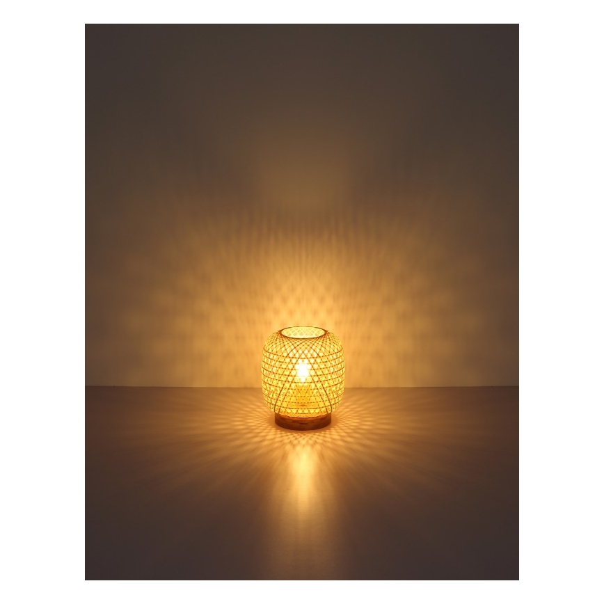 Globo - Stolná lampa 1xE27/60W/230V bambus