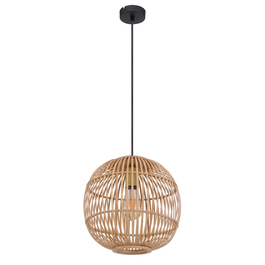 Globo - Luster na lanku 1xE27/60W/230V bambus