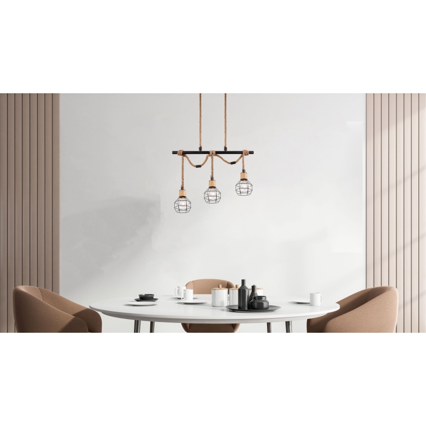 Globo - Luster na lanku 3xE27/60W/230V