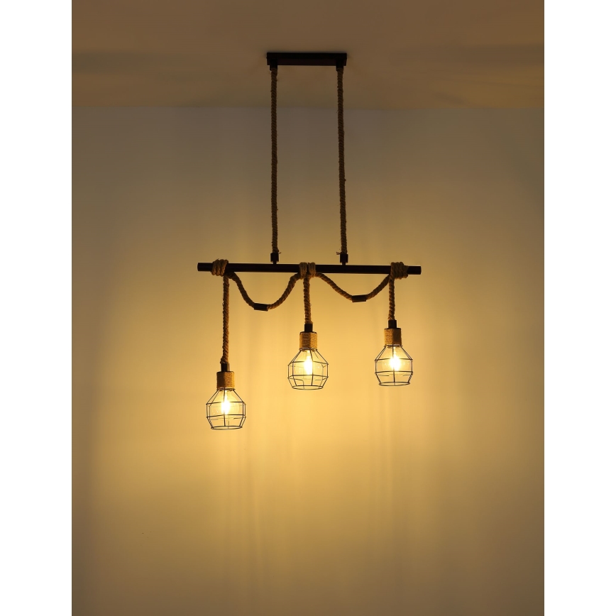 Globo - Luster na lanku 3xE27/60W/230V