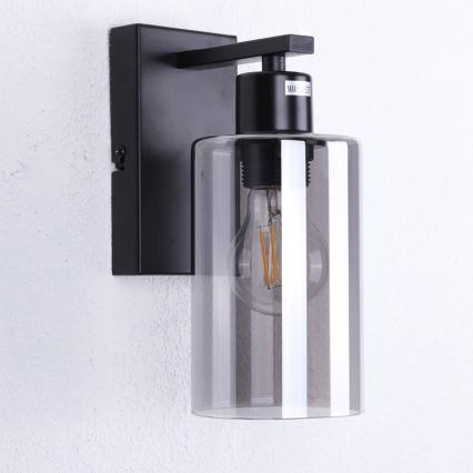 Globo - Nástenné svietidlo 1xE27/60W/230V čierna