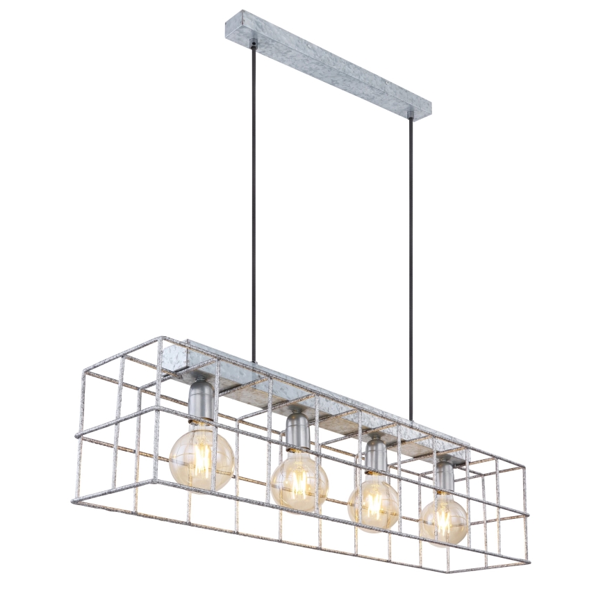 Globo 15530Z-4H - Luster na lanku MERRIL 4xE27/60W/230V